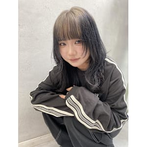 【大澤鈴音】ルーツカラー×ウルフカット