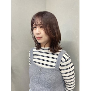 大人可愛い/ピンクブラウン/くびれヘア