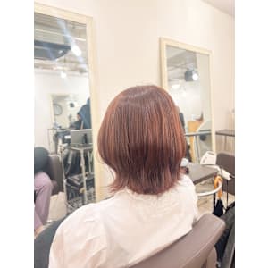 ｜ブリーチ無しWカラー ピンクベージュ｜