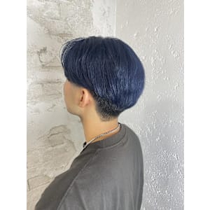 韓国風センターパート/ネイビー