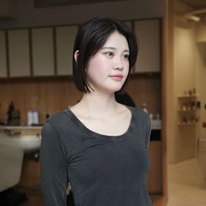 【赤津美奈】切りっぱなしボブ