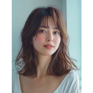 ゆるふわカールでコナレ感★大人フェミニンパーマ