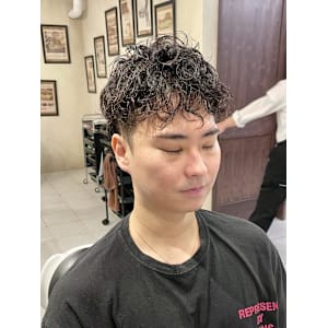 【30代 男性】ロンドンカールウルフ（大宮/バーバー）