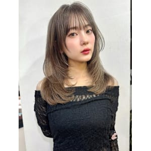 レイヤーカット/マロンベージュ