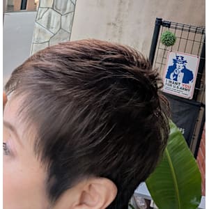 ベリーショート＋アッシュブラウン - hair salon BRIDGE【ヘアサロンブリッジ】掲載中