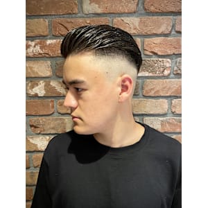 【大村指名】メンズカット/オールバック/フェード