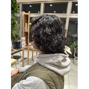 メンズスパイラルパーマ