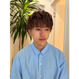 【tricca代官山rin】パーマ風くしゃっとマッシュ