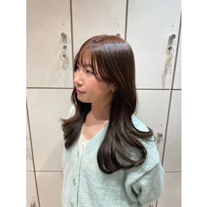 マロンベージュ韓国風透明感カラー×MIHO