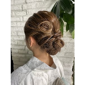 浴衣ヘアセット
