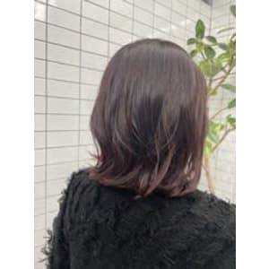 ハイライト生かして◎濃い目レッドバイオレット