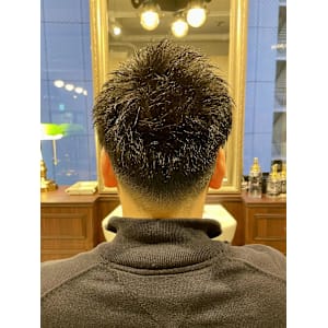 【30代 男性】ロンドンスパイキーショート（大宮/バーバー）