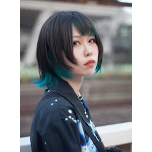 【TSUBASA】グレー×ターコイズブルー