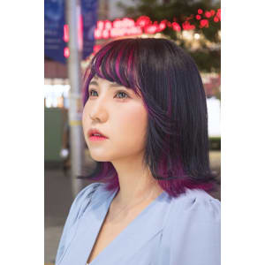 【TSUBASA】ネイビー×ピンクバイオレット