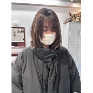 【Look at】グレージュボブ