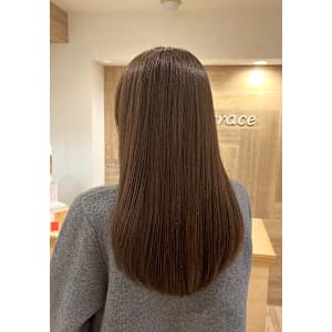 【Terrace】ロングレイヤー×透明感ベージュ