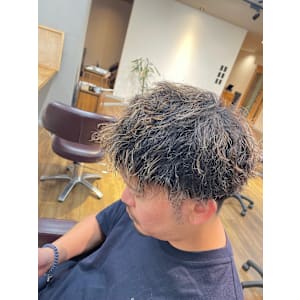 ツイストスパイラル×波パーマ