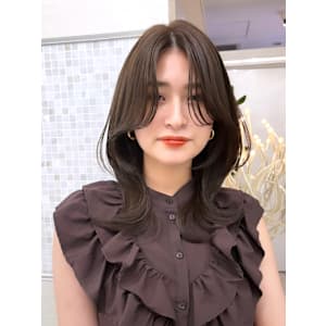 顔まわりカット/前髪/似合わせカット/レイヤーカット/銀座