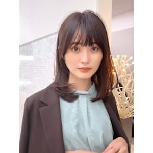 顔まわりカット/前髪/似合わせカット/レイヤーカット/銀座