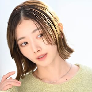 [Inity]マロンベージュ×タッセルボブ[江坂/髪質改善/