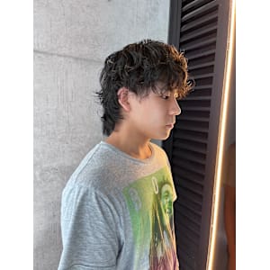 VOL.×メンズ×パーマ×ウルフ