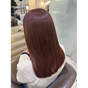 ブリーチなしレッド