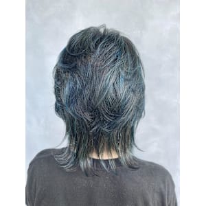 ブルー/ハイライト/ショートウルフ - Aco【アコ】掲載中