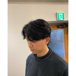 池袋/メンズカット/眉カット/ヘッドスパ/センターパート