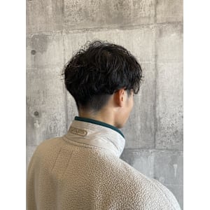 マッシュ×ゆるふわパーマ