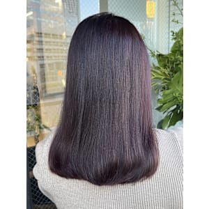 艶髪×ラベンダーピンクカラー