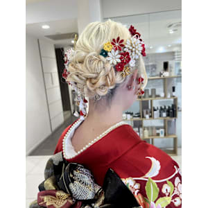 成人式ヘアセット