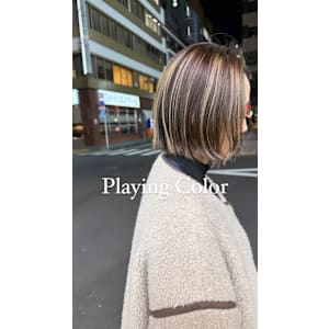 プレイングカラー/ボブ