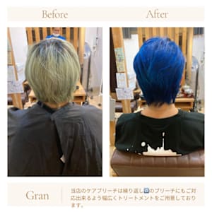 お客様髪質改善データ1598（ブルー）