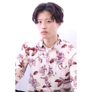 ２０代３０代４０代　センター分け　メンズニュアンスパーマ