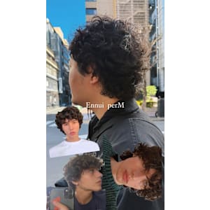 外国人風サーフカール/ソフトスパイラルパーマ