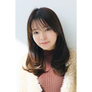 大人可愛いセミロング/人気【新宿/新宿駅】