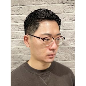 メンズ/ショート/刈り上げ/ローフェード