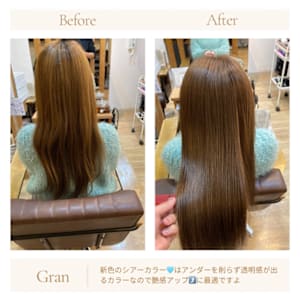 お客様髪質改善データ1607（シアーナチュラル）