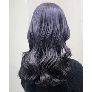 ブリーチカラーにデザイン♪アンブレラカラー♪