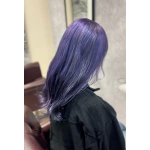 ブリーチカラー×ブルーラベンダー - GLADGE池袋/ダブルカラー/ブリーチ【グラッジイケブクロダブルカラーブリーチ】掲載中