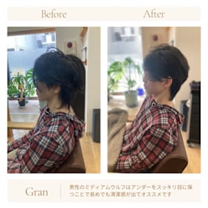 お客様髪質改善データ1609（パーマ後2回目カット）