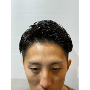 アイロンパーマ×刈り上げショート