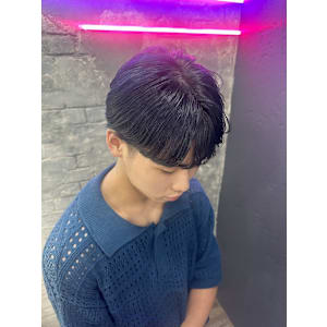 シースルーマッシュとブルーブラックで韓国スタイル！