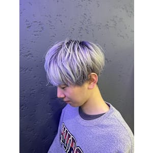 メンズマッシュ×シルバールーツカラー／推しカラー／池袋