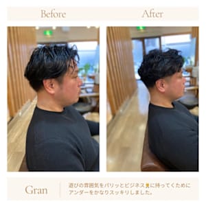 お客様髪質改善データ1613（メンズパーマ）