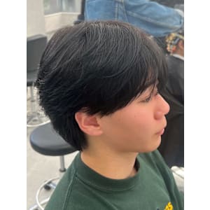 カットのみで作れるナチュラルフェザーシースルーマッシュ - メンズサロンPORT浦和 ツイストスパイラル/波巻き/ブリーチ【メンズサロン ポート ウラワ】掲載中