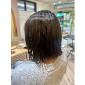 うるつや切りっぱなしストレート