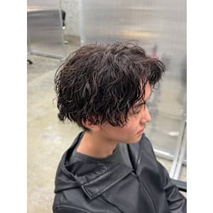 メンズツイストスパイラルパーマ