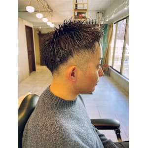 【20代 男性】ロンドンツーブロック（大宮/バーバー）