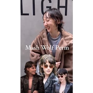 外国人風マッシュウルフパーマ/緩めパーマ